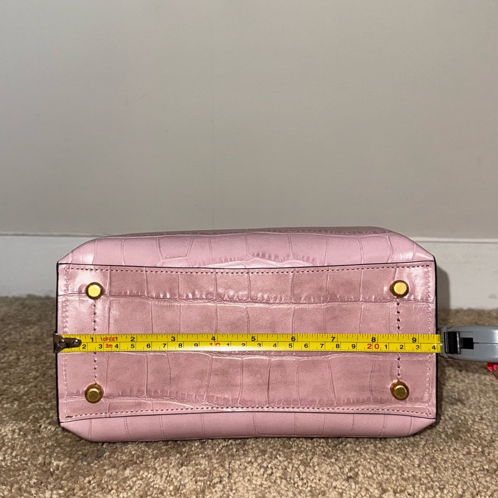 Coach Lilac Croc-Embossed Willow 24 Tote - Picture 3 of 7